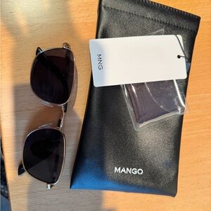 Mango Dark Sunglasses with Black Case